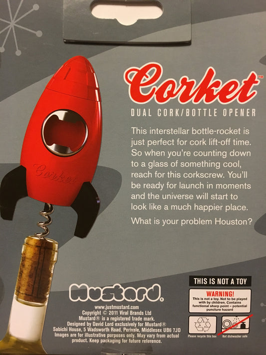Dual cork/bottle opener "Corket"