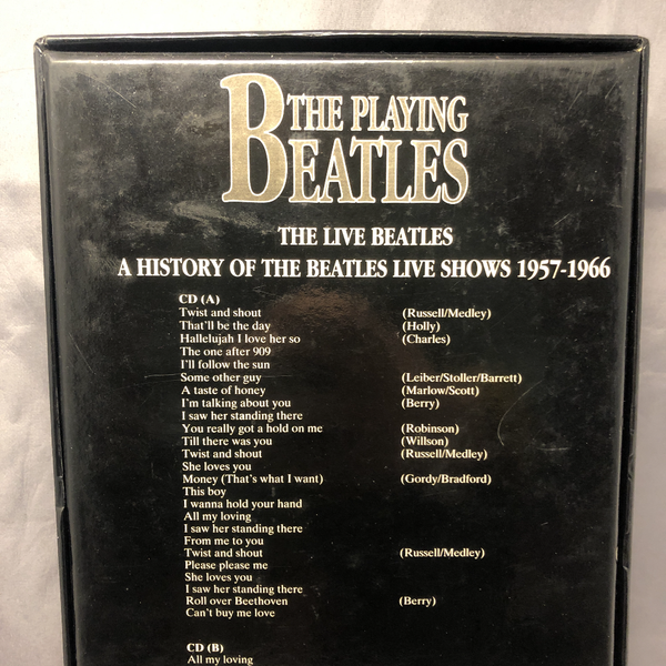 The Playing Beatles - The Live Beatles - A history of the live Beatles shows 1957-1966