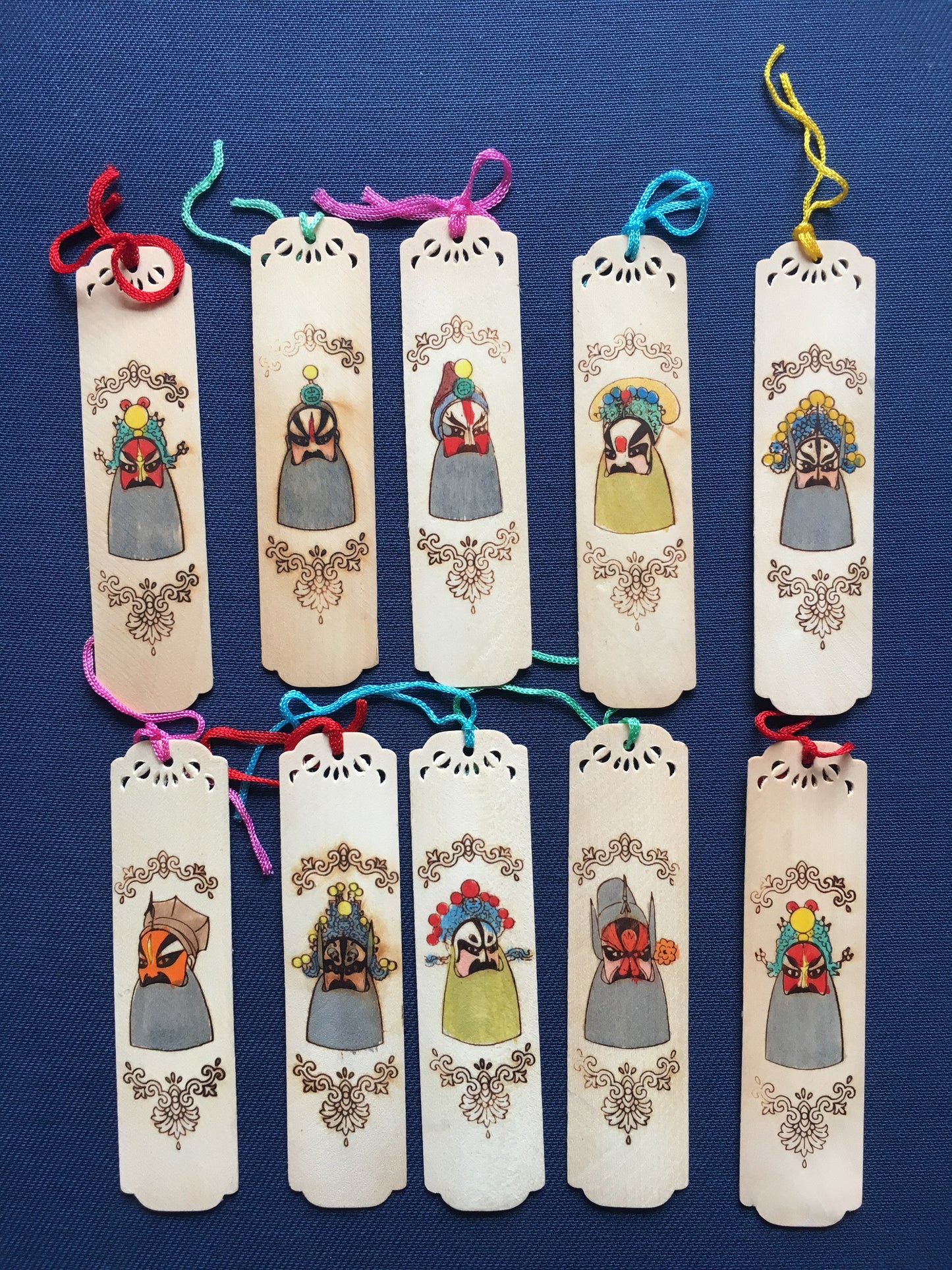 Traditional Masks Bookmarks