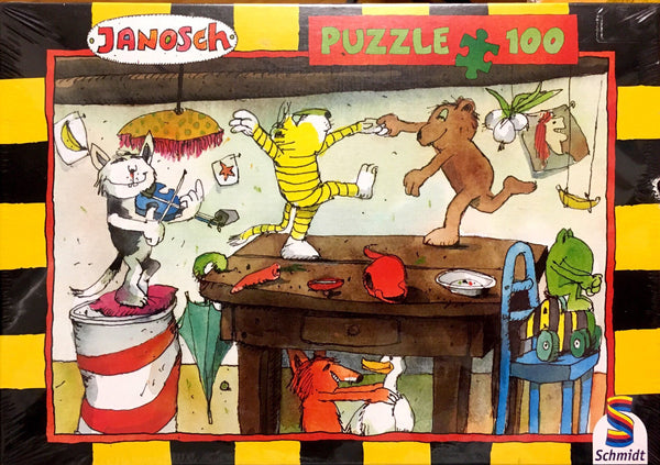 Janosch 100 pieces Puzzle - “Party”