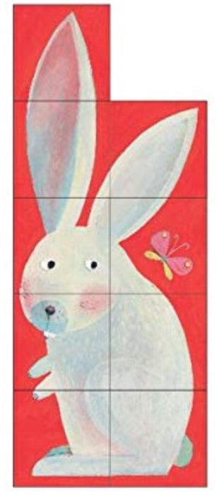 Djeco Créacubes Puzzle (9 Farm Cubes)