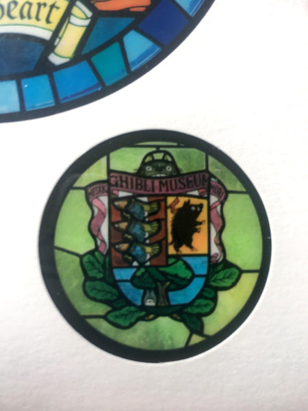 Ghibli Museum Limited Kiki's Delivery Service Post Card “Stained Glass Style”